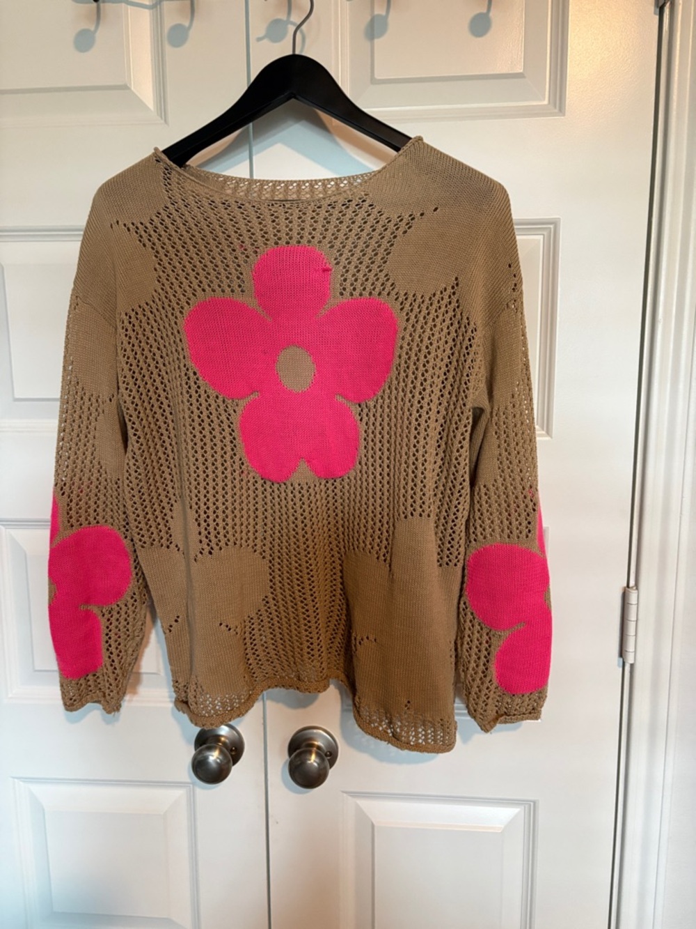 Floral Knit Sweater